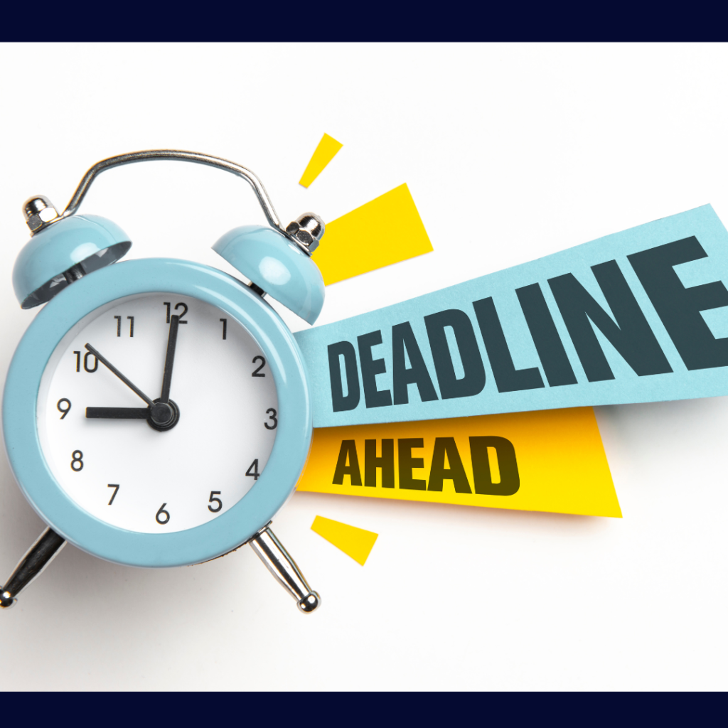 the deadline is approaching! lease aware that